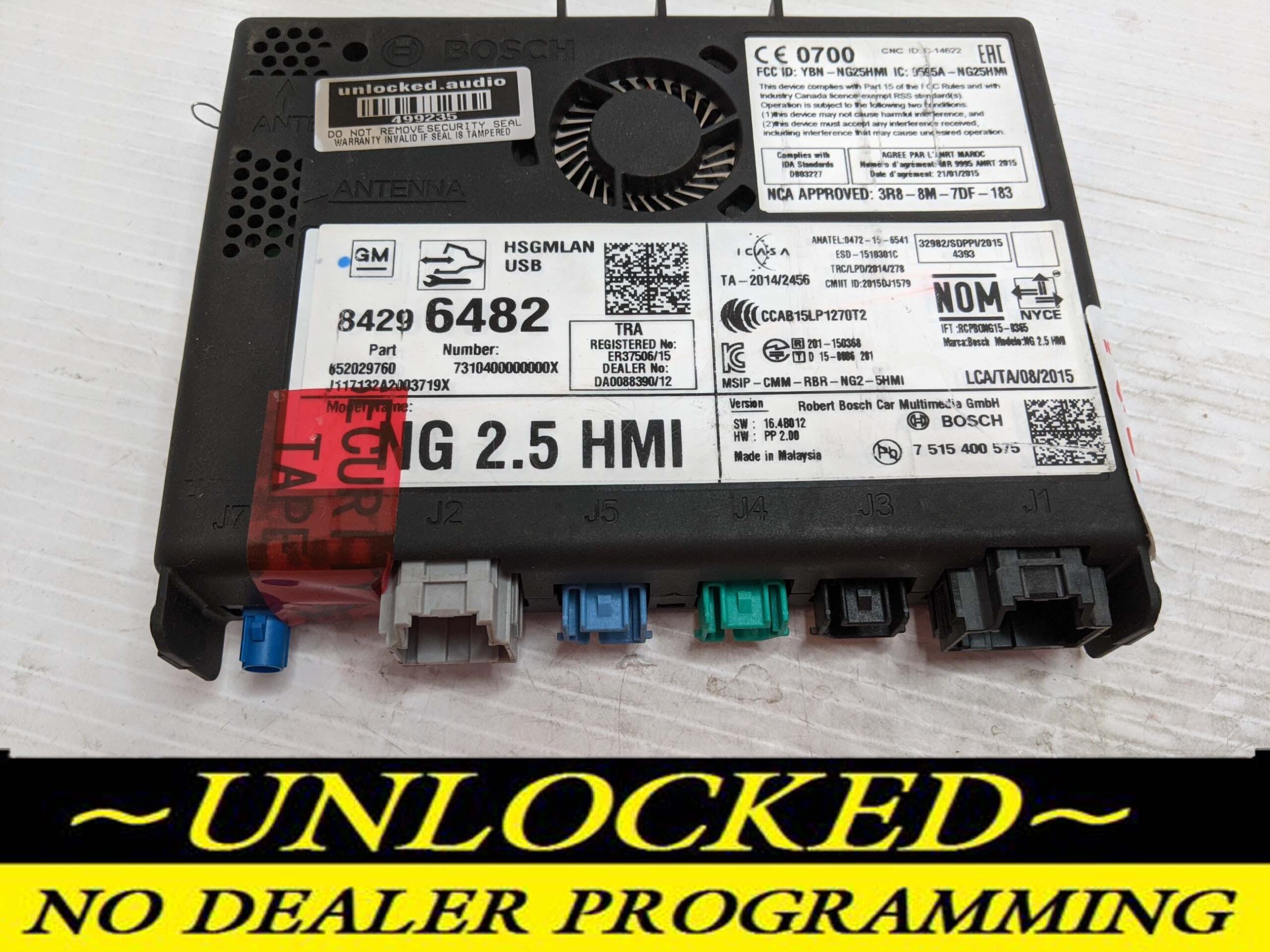 UNLOCKED 18-20 CHEVY GMC BUICK CADILLAC NG 2.5 HMI 84296482 IO6