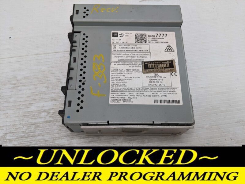 UNLOCKED 18-20 TERRAIN EQUINOX MALIBU OEM RADIO 84667777 IOR