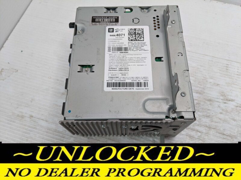 UNLOCKED 16-17 CRUZE EQUINOX TERRAIN OEM RADIO 84064071 UHQ