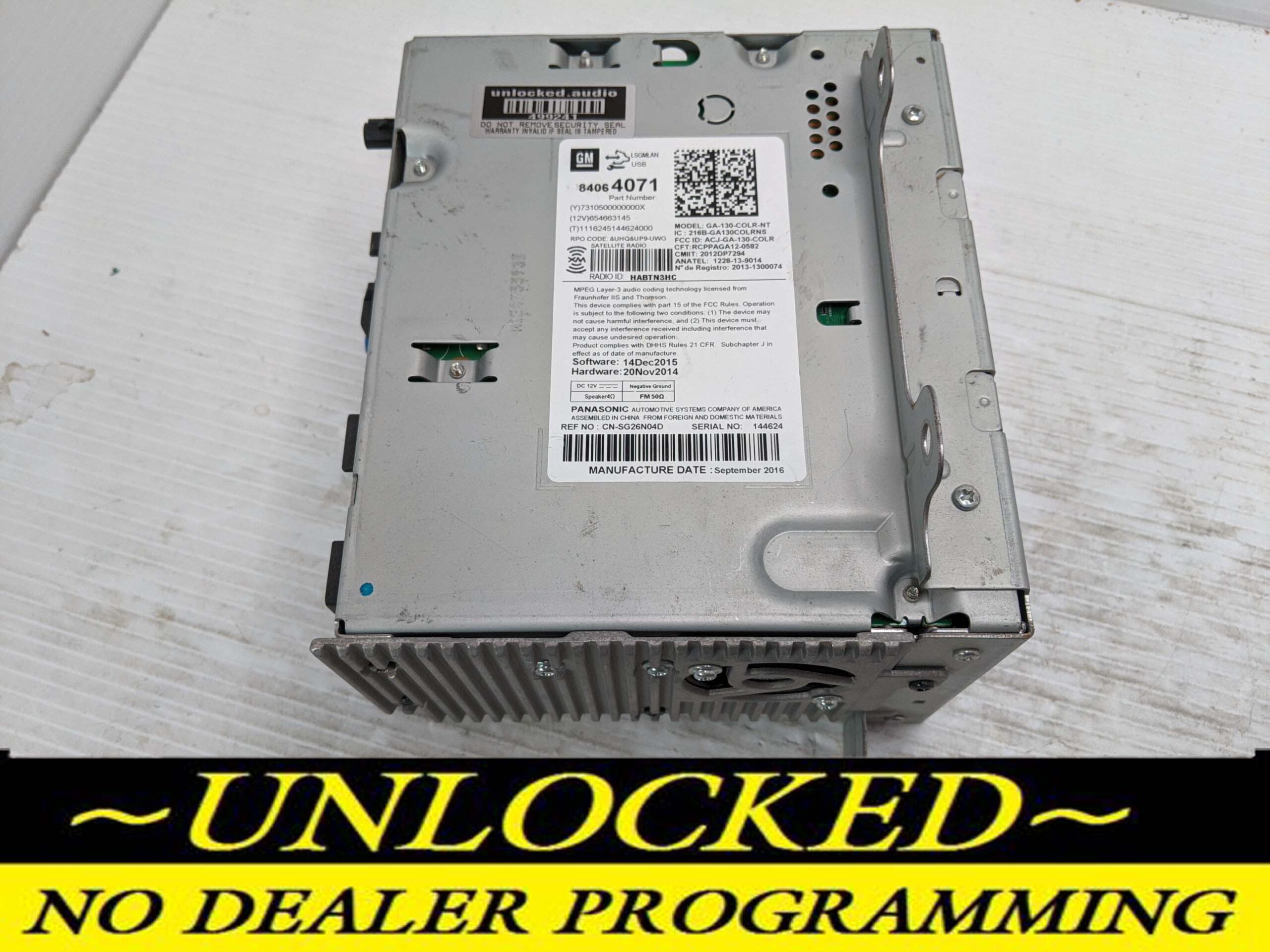 UNLOCKED 16-17 CRUZE EQUINOX TERRAIN OEM RADIO 84064071 UHQ