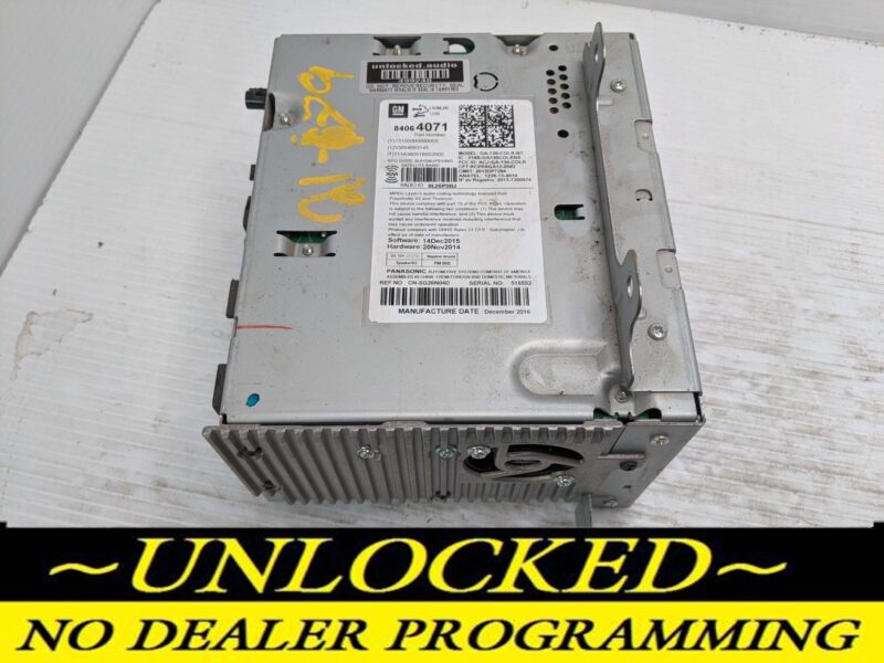 UNLOCKED 16-17 CRUZE EQUINOX TERRAIN OEM RADIO 84064071 UHQ