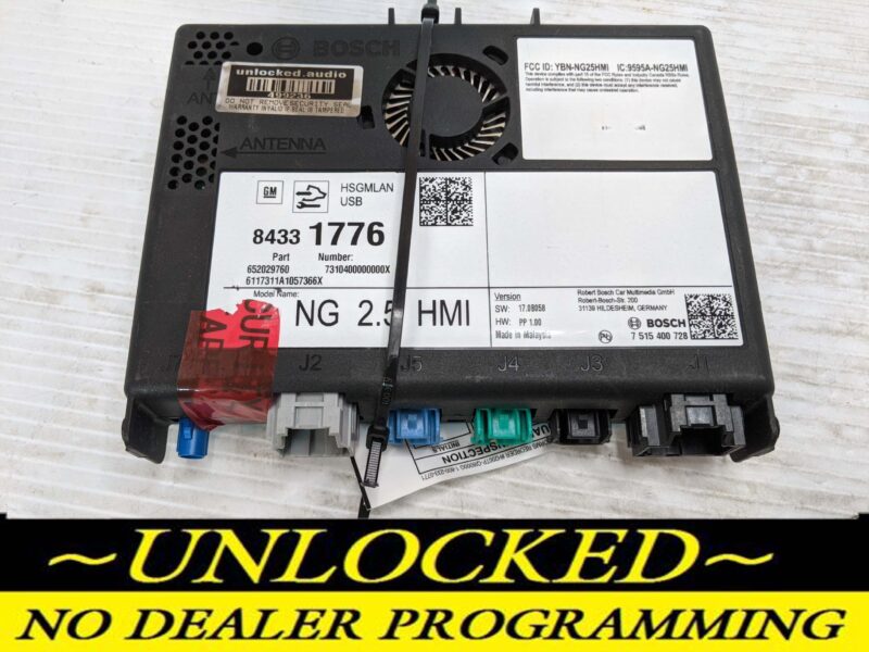 UNLOCKED 18-20 CHEVY GMC BUICK CADILLAC NG 2.5 HMI 84331776 IO6
