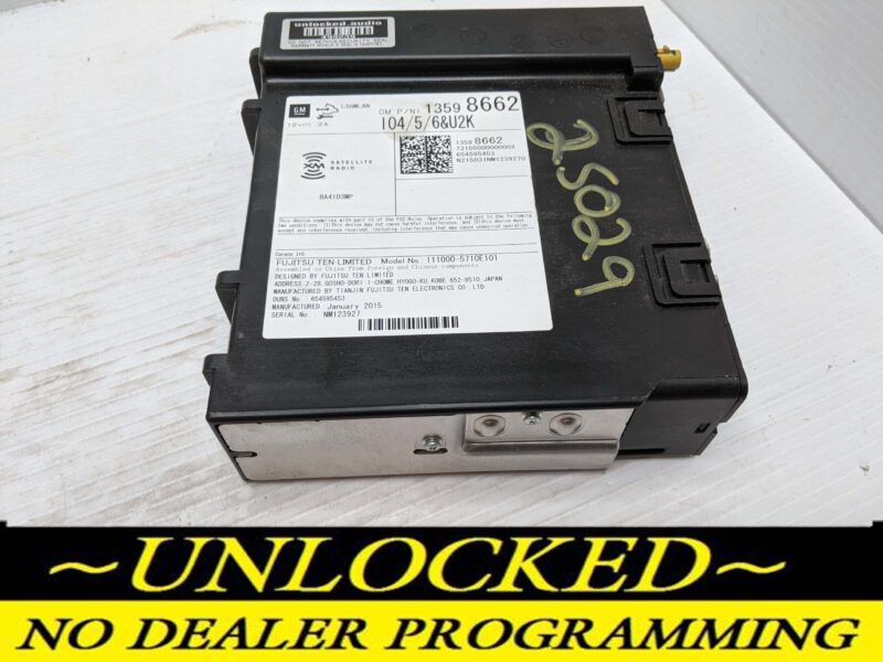UNLOCKED 15-16 CHEVY CADILLAC GMC BUICK OEM RADIO 13598662 IO6
