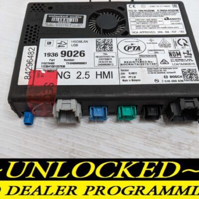 UNLOCKED 16-17 CHEVY GMC BUICK CADILLAC NG 2.5 HMI 19369026 IO6