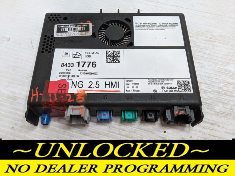 UNLOCKED 18-20 CHEVY GMC BUICK CADILLAC NG 2.5 HMI 84331776 IO6