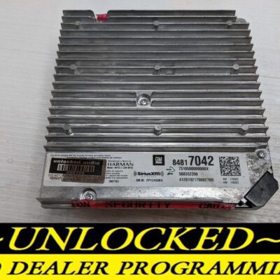UNLOCKED 20-23 CHEVY SILVERADO TRAVERSE BLAZER TRAILBLAZER CAMARO INFOTAINMENT RADIO RECEIVER 84817042 IOS