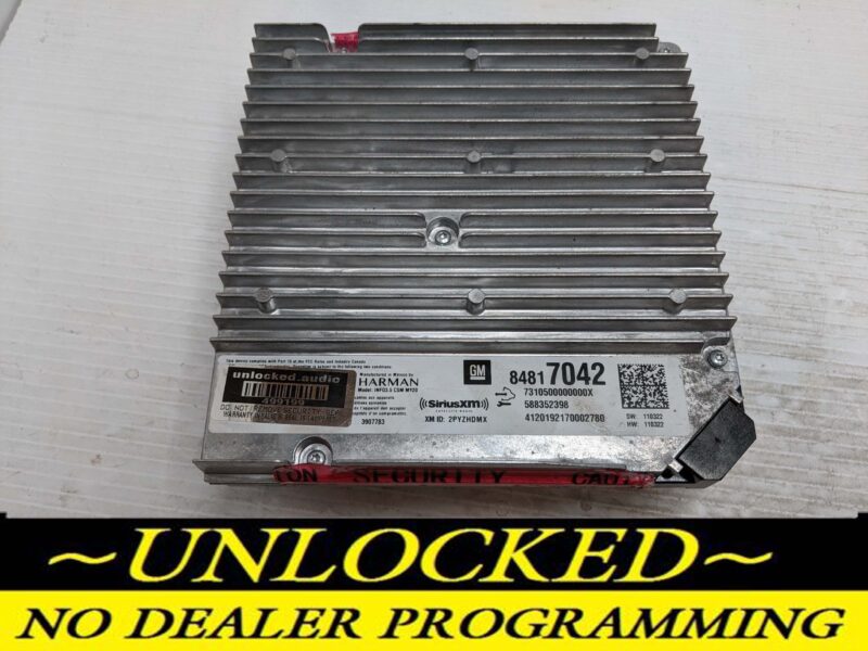 UNLOCKED 20-23 CHEVY SILVERADO TRAVERSE BLAZER TRAILBLAZER CAMARO INFOTAINMENT RADIO RECEIVER 84817042 IOS
