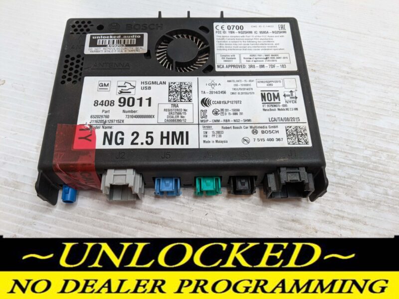UNLOCKED 16-17 CHEVY GMC BUICK CADILLAC NG 2.5 HMI 84089011 IO6
