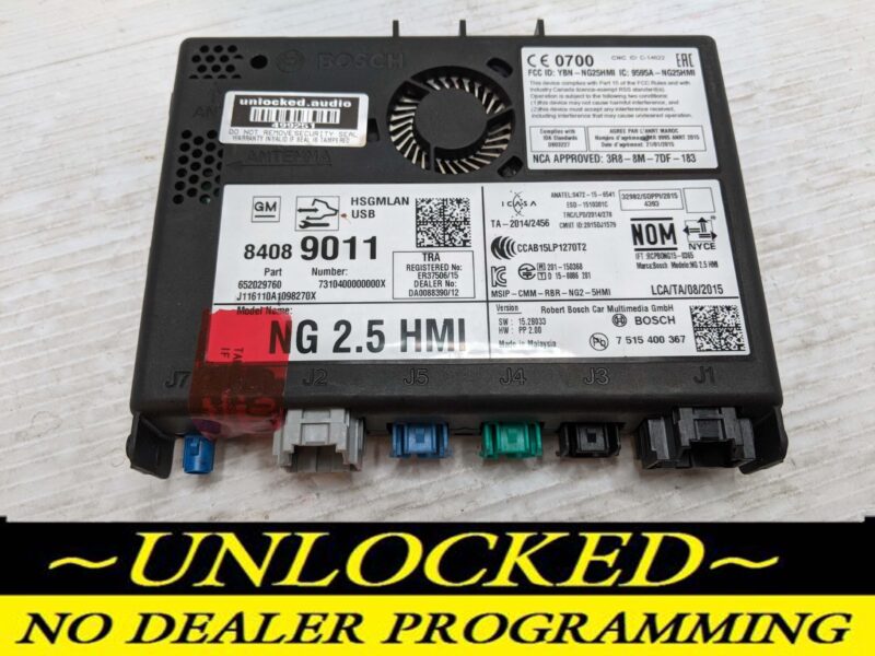 UNLOCKED 16-17 CHEVY GMC BUICK CADILLAC NG 2.5 HMI 84089011 IO6