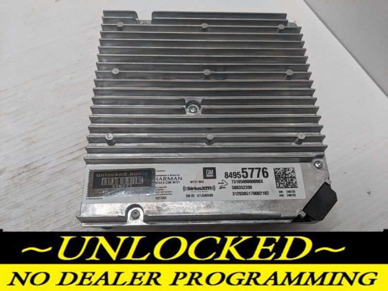 UNLOCKED 20-24 CHEVY TRAVERSE BLAZER INFOTAINMENT RADIO RECEIVER 84955776 IOU