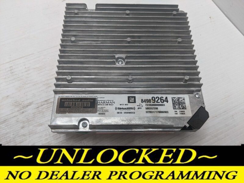 UNLOCKED 21-24 CHEVY SILVERADO OEM INFOTAINMENT RADIO 84989264 IOS