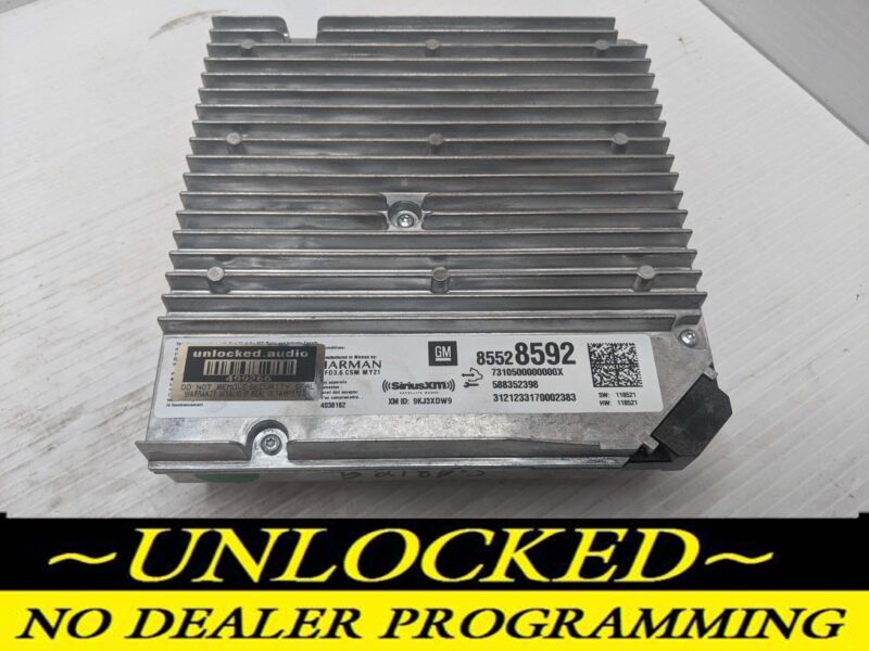UNLOCKED 21-24 GMC SIERRA OEM INFOTAINMENT RADIO 85528592 IOS