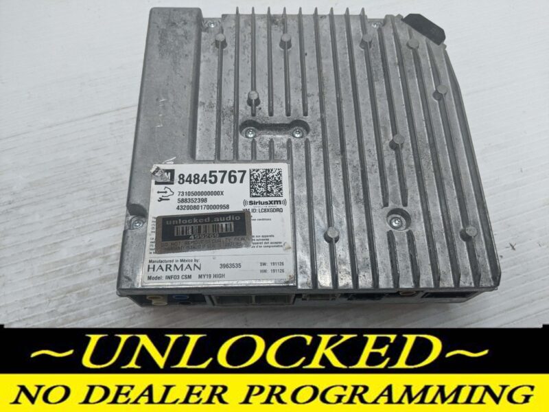 UNLOCKED 21-19 GMC TERRAIN INFOTAINMENT RADIO RECEIVER 84679983 IOT