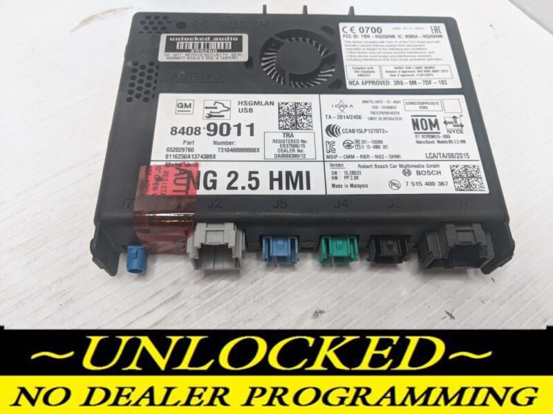 UNLOCKED 16-17 CHEVY GMC BUICK CADILLAC NG 2.5 HMI 84089011 IO6
