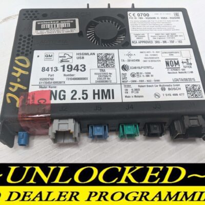 UNLOCKED 18-20 CHEVY GMC BUICK CADILLAC NG 2.5 HMI 84131943 IO6