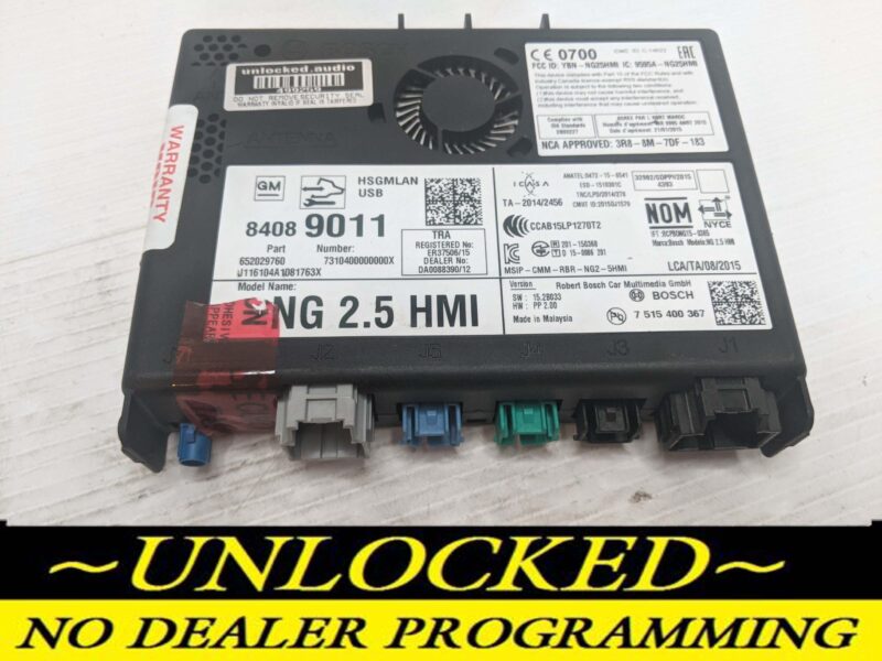 UNLOCKED 16-17 CHEVY GMC BUICK CADILLAC NG 2.5 HMI 84089011 IO6