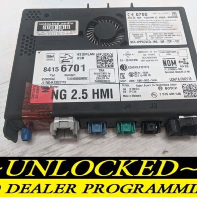 UNLOCKED 17-20 CHEVY GMC BUICK CADILLAC NG 2.5 HMI 84156701 IO6