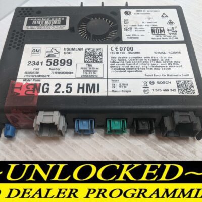 UNLOCKED 18-20 CHEVY GMC BUICK CADILLAC NG 2.5 HMI 23415899 IO6