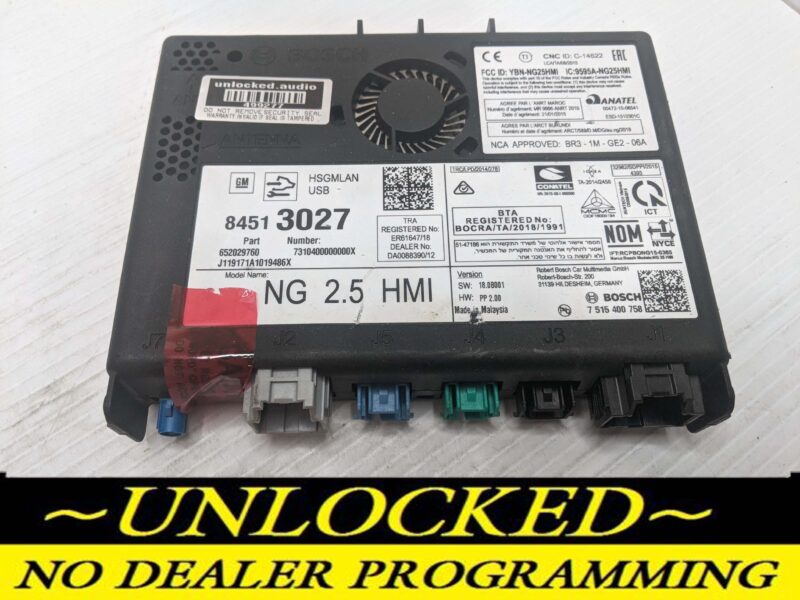 UNLOCKED 18-20 CHEVY GMC BUICK CADILLAC NG 2.5 HMI 84513027 IO6