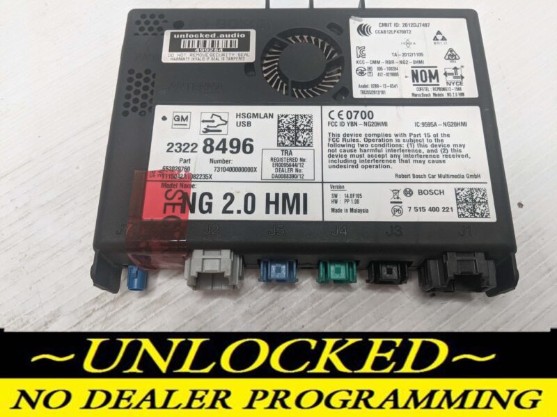 UNLOCKED 15-17 CHEVY GMC BUICK CADILLAC NG 2.0 HMI 23228496 IO6