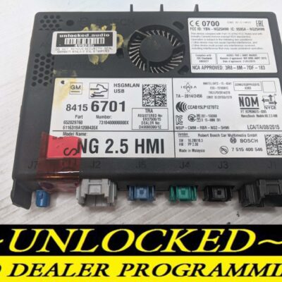 UNLOCKED 17-20 CHEVY GMC BUICK CADILLAC NG 2.5 HMI 84156701 IO6
