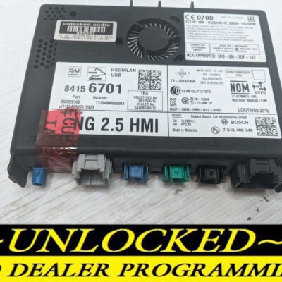 UNLOCKED 17-20 CHEVY GMC BUICK CADILLAC NG 2.5 HMI 84156701 IO6