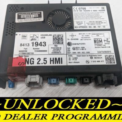 UNLOCKED 18-20 CHEVY GMC BUICK CADILLAC NG 2.5 HMI 84131943 IO6