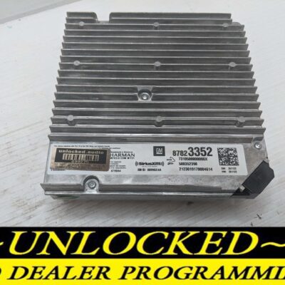 UNLOCKED 22-23 GMC ACADIA CHEVY SILVERADO INFOTAINMENT RADIO RECEIVER 87823352 IOS