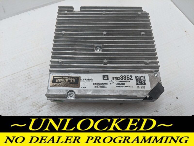 UNLOCKED 22-23 GMC ACADIA CHEVY SILVERADO INFOTAINMENT RADIO RECEIVER 87823352 IOS