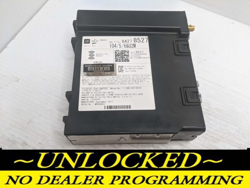 UNLOCKED 17-19 SILVERADO TAHOE SUBURBAN YUKON SIERRA ACADIA LACROSSE ENCLAVE XT5 ESCALADE OEM RADIO 84278527