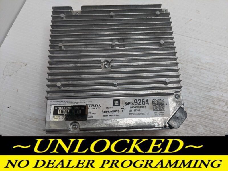 UNLOCKED 21-24 GMC SIERRA CHEVY BLAZER OEM INFOTAINMENT RADIO 84989264 IOS