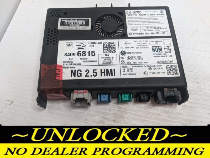 UNLOCKED 16-18 CHEVY GMC BUICK CADILLAC NG 2.5 HMI 84096815 IO5