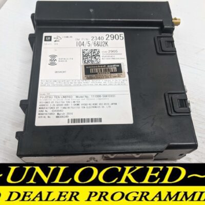 UNLOCKED 16-18 CHEVY CADILLAC GMC BUICK OEM RADIO MODULE 23402905 IO6