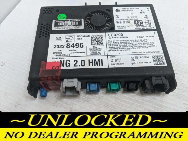 UNLOCKED 15-17 CHEVY GMC BUICK CADILLAC NG 2.0 HMI 23228496 IO6