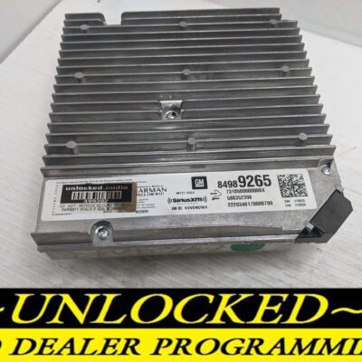 UNLOCKED 21-22 GMC SIERRA INFOTAINMENT RADIO RECEIVER 84989265 IOT