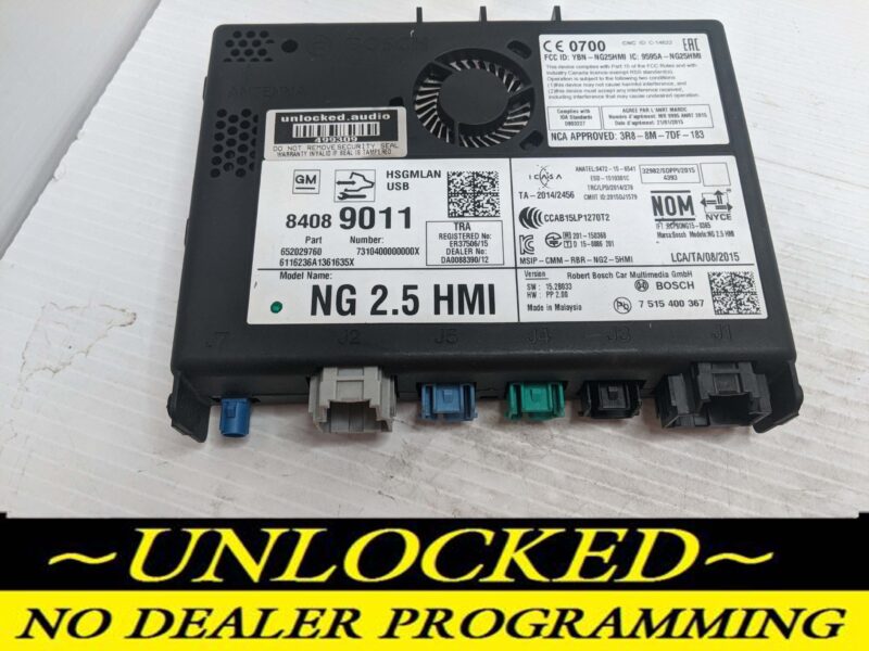 UNLOCKED 16-17 CHEVY GMC BUICK CADILLAC NG 2.5 HMI 84089011 IO6