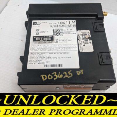 UNLOCKED 17-19 SILVERADO OEM RADIO 84361174 IO5 UQ3