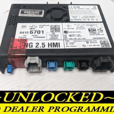 UNLOCKED 17-20 CHEVY GMC BUICK CADILLAC NG 2.5 HMI 84156701 IO6