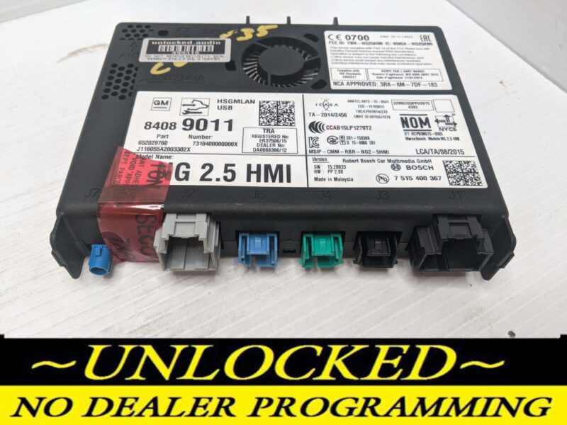 UNLOCKED 16-17 CHEVY GMC BUICK CADILLAC NG 2.5 HMI 84089011 IO6