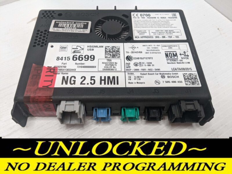 UNLOCKED 16-21 CHEVY GMC BUICK CADILLAC NG 2.5 HMI 84156699 IO5