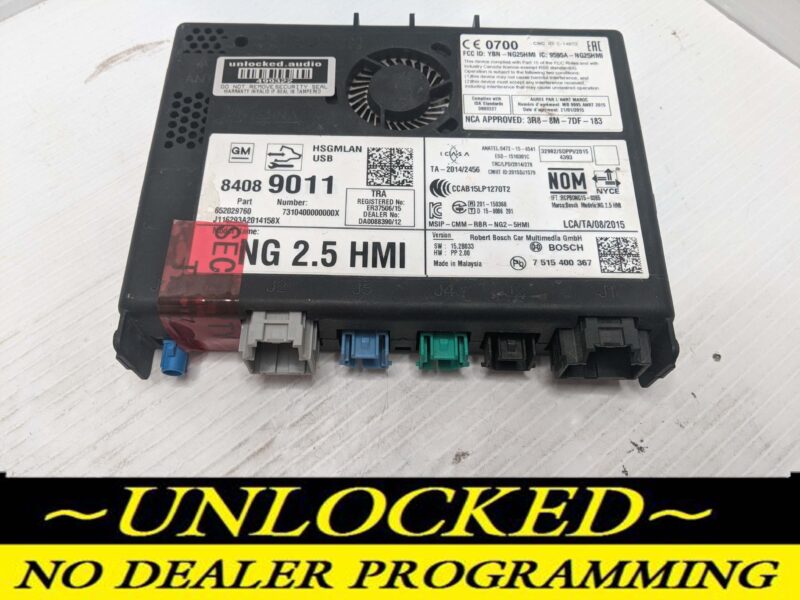 UNLOCKED 16-17 CHEVY GMC BUICK CADILLAC NG 2.5 HMI 84089011 IO6