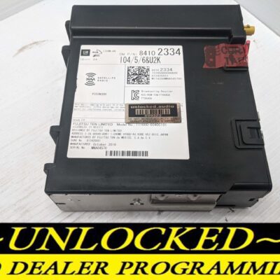 UNLOCKED 2017 CHEVY VOLT OEM RADIO 84102334 IO4/5/6 w/U2K