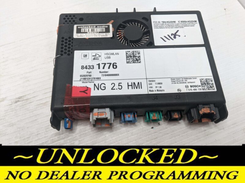 UNLOCKED 18-20 CHEVY GMC BUICK CADILLAC NG 2.5 HMI 84331776 IO6