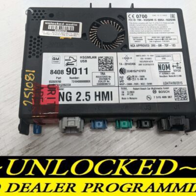 UNLOCKED 16-17 CHEVY GMC BUICK CADILLAC NG 2.5 HMI 84089011 IO6