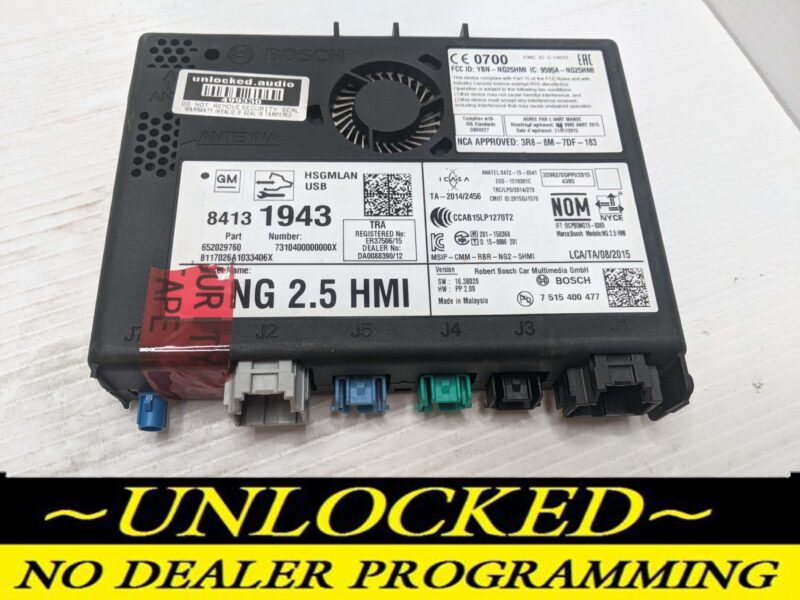 UNLOCKED 18-20 CHEVY GMC BUICK CADILLAC NG 2.5 HMI 84131943 IO6