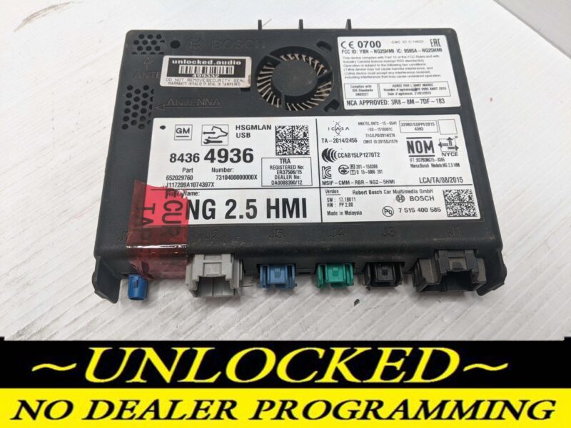 UNLOCKED 18-20 CHEVY GMC BUICK CADILLAC NG 2.5 HMI 84364936 IO6