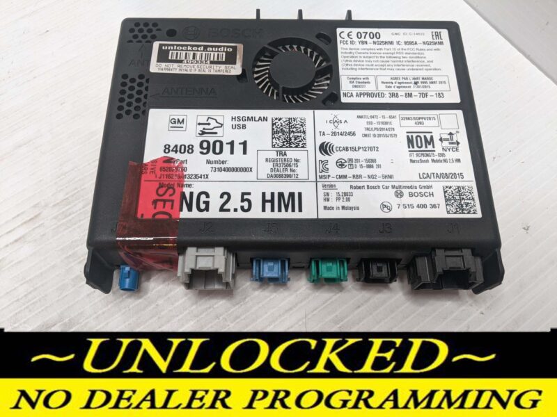 UNLOCKED 16-17 CHEVY GMC BUICK CADILLAC NG 2.5 HMI 84089011 IO6