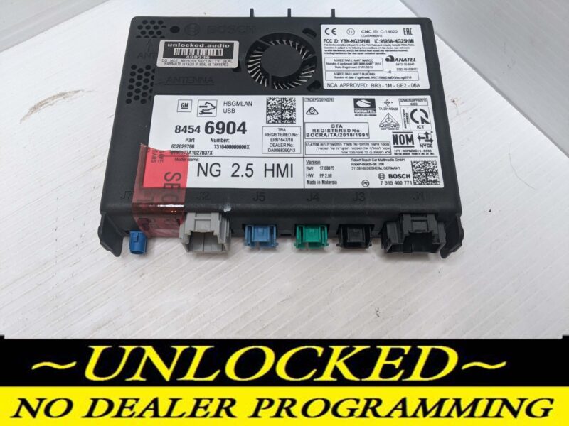 UNLOCKED 18-20 CHEVY GMC BUICK CADILLAC NG 2.5 HMI 84546904 IO6