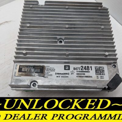 UNLOCKED 20-23 GMC ACADIA CHEVY SILVERADO TRAVERSE BLAZER CAMARO INFOTAINMENT RADIO RECEIVER 84772481 IOU