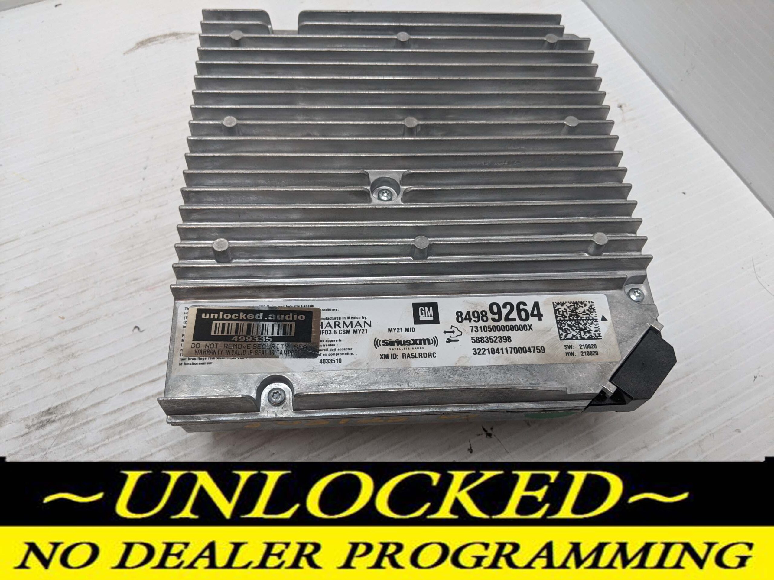 UNLOCKED 21-24 GMC ACADIA CHEVY BLAZER OEM INFOTAINMENT RADIO 84989264 IOU